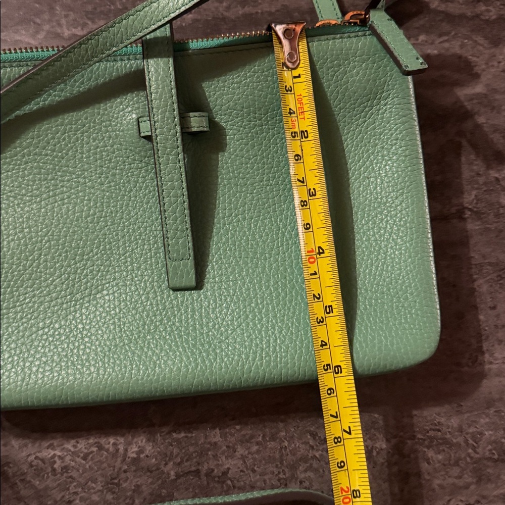 Annabel Ingall Jojo Crossbody - Pistachio/Lime Green Leather Crossbody Bag - Picture 7 of 7